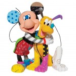 Mickey et Pluto Figurine Collection by Romero Britto
