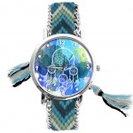 Montre fantaisie Spirit Boho Bleue pour Femme Montre fantaisie Spirit Boho Bleue pour Femme