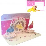 Carte 3D Disney - Ballerina Disney Princesses