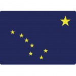 Informatique Tapis de souris drapeau Alaska