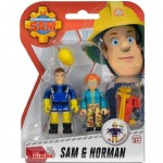 Set de 2 figurines Sam le pompier et Nicolas