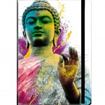 Petit carnet  couverture rigide Bouddha modle 2