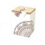 Boite en bois thème indien Modèle Blanc Boite en bois thème indien Modèle Blanc