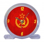Réveil URSS par Cbkreation Diamètre : 8 cm