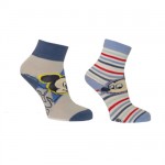 2 paires de chaussettes Mickey taille 15-18