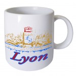 Tasse en cramique Lyon Cbkreation