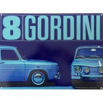 Grande Plaque mtal Renault Gordini