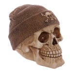 Figurine crne avec bonnet brun