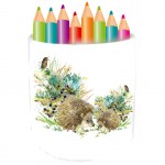 Pot  stylo en cramique Hrissons Cbkreation