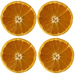 Set de 4 dessous de verres Orange Cbkreation