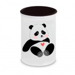 Pot  stylos en cramique Panda Cbkreation