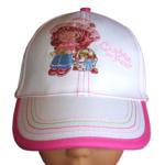 Casquette Charlotte aux fraises blanche