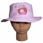 Chapeau Charlotte aux fraises rose 2-4 ans