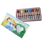 Boite de crayons de cire Disney Princesses