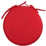 Galette de chaise rouge 40 cm