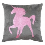 Coussin carré Licorne féerique 40 cm Coussin carré Licorne féerique 40 cm