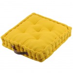 Epais coussin de sol en coton Uni