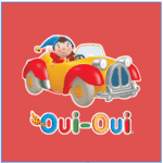 Coussin Oui-oui Jaune et Rouge