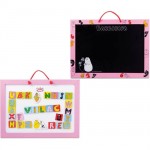 Tableau Barbapapa double face magnet et ardoise