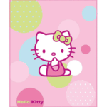 Plaid polaire Hello Kitty Balloon