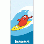 Serviette de bain Barbibur Surf