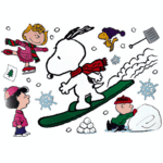 Sticker Deco G�ant  Snoopy