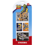Pochette de 4 petits stickers relief Toy Story
