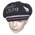 B�ret polaire Hello Kitty noir
