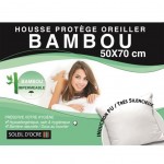Housse de protection d'oreiller en bambou 50 x 70 cm