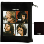 Petite pochette noire Les Beatles