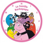 Horloge murale Barbapapa Famille