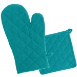 Gant et Manique de Cuisine Matelassés Yuco Vert Jade Gant et Manique de Cuisine Matelassés Yuco Vert Jade
