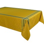 Nappe enduite Bilbao 150 x 250 cm - jaune