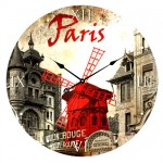 Pendule en verre Paris