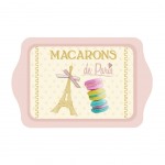 Petit plateau Paris Macarons 20 x 14 cm Petit plateau Paris Macarons 20 x 14 cm