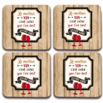 4 sous verres Le Meilleur Vin 4 sous verres Le Meilleur Vin