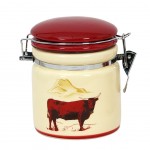 Pot  sel hermtique Salers en Faence