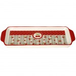Plat de prsentation rectangulaire Cerises
