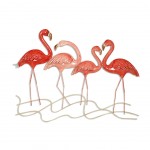 Structure en Fer à suspendre Les Flamants roses 90 x 67 cm Structure en Fer à suspendre Les Flamants roses 90 x 67 cm