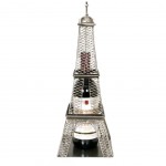 Support bouteille mtallique Tour Eiffel