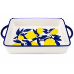 Plat � gratin citronnier en c�ramique avec poign�es 32 cm