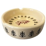 Cendrier en C�ramique 10 cm D�cor Taureau Camargue