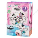 Cahier de coloriage A4 Diddl  spirale modle alatoire