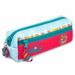 Trousse scolaire Diddl bleue 2 compartiments
