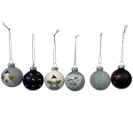 Set de 6 boules de Noël Premier Noël Set de 6 boules de Noël Premier Noël