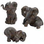 Trois Statuettes de décoration Éléphant