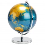 Décoration Globe Terrestre Bleu 28 cm