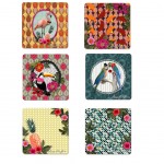 Set de 6 sous-verre ronds Laissez Lucie Faire Set de 6 sous-verre ronds Laissez Lucie Faire