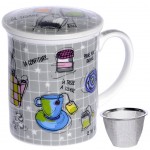 Tasse en céramique avec infuseur Thème Cuisine Tasse en céramique avec infuseur Thème Cuisine