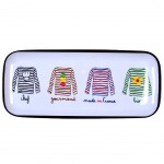 Long plateau rectangulaire 4 marinières Long plateau rectangulaire 4 marinières